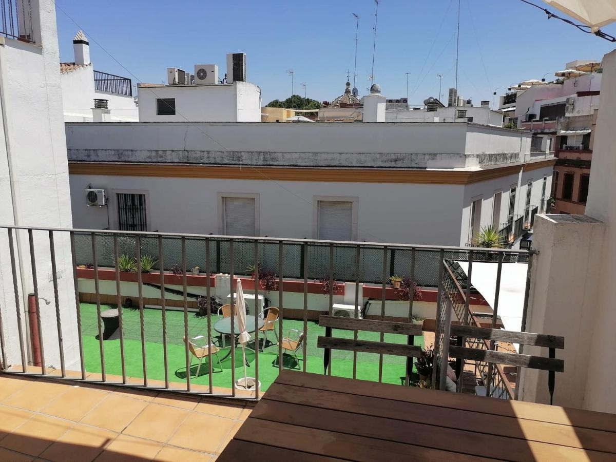 Sevilla Centric Terraza Bagian luar foto