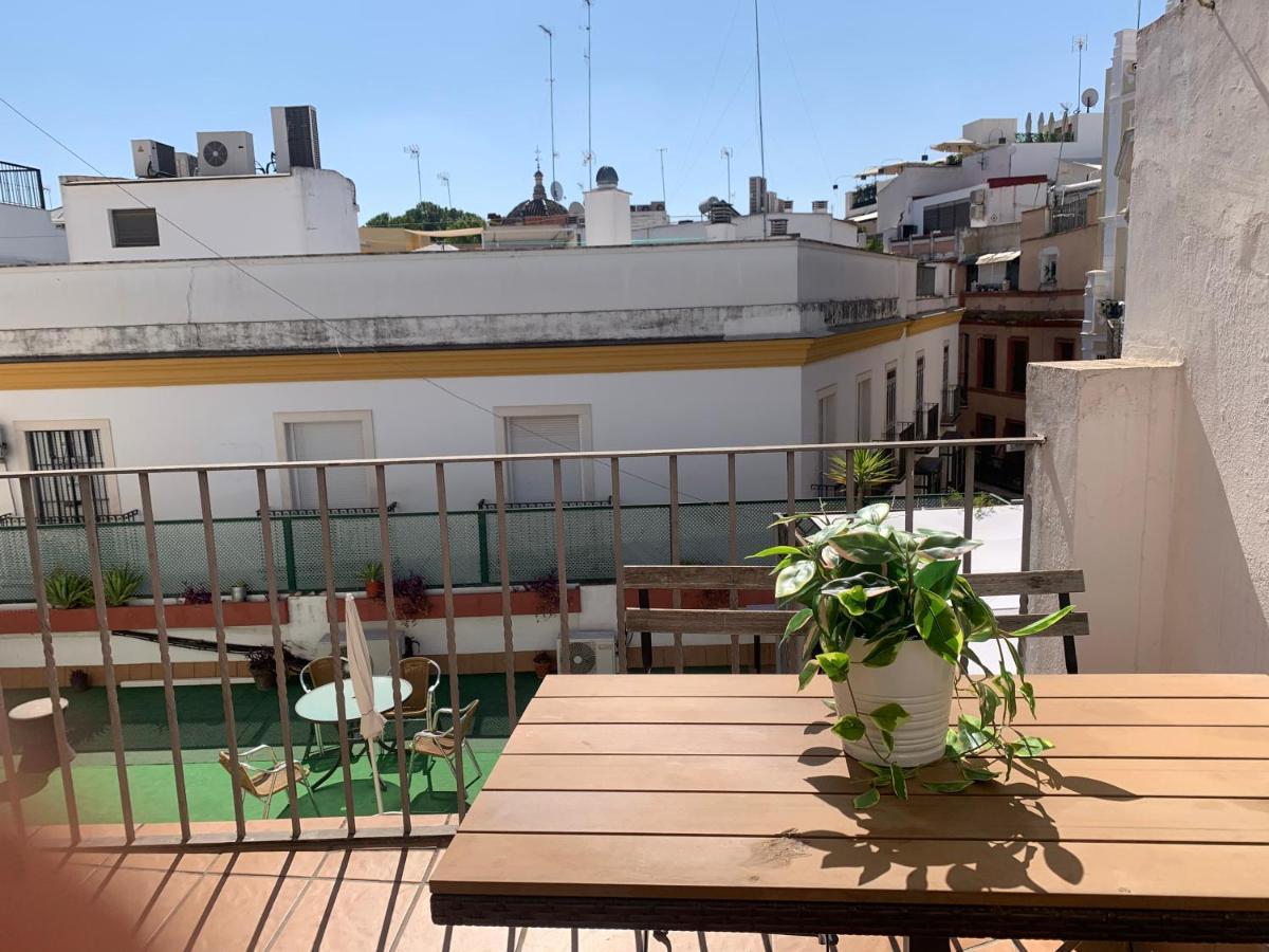 Sevilla Centric Terraza Bagian luar foto